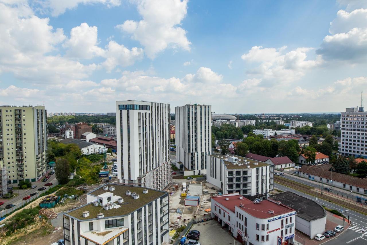 Mogilska Tower Apartments Near Tauron Arena By Inpoint - Free Underground Parking Cracovia Exterior foto